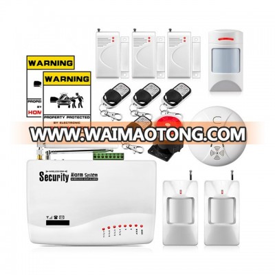 10A Wireless/Wired GSM Voice Security  Alarm System